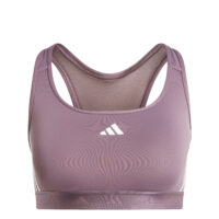 ADIDAS SportBH HYGLM SHAFIGWHITE Powerreact Training Medium Support Hyperglam Bra für Damen in der Farbe Lila Material: 89% Polyethylenterephthalat-REC/11% Elastan