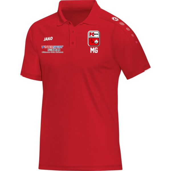 Union Mühlhausen Poloshirt Classico Rot