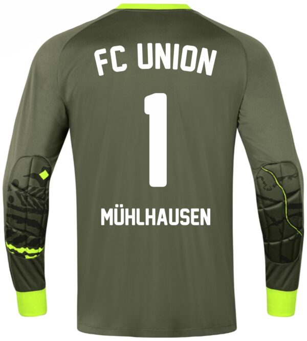 Union Mühlhausen Torwarttrikot Grün – Bild 2