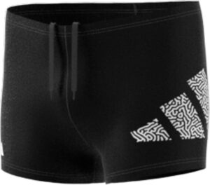 ADIDAS 3 BAR LOG BOXER BLACK/WHITE