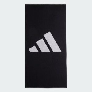 ADIDAS 3BAR TOWEL LARG BLACK/WHITE