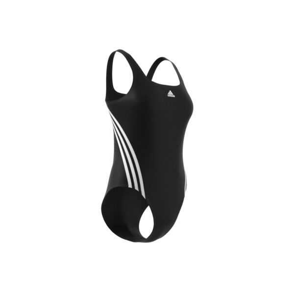 ADIDAS 3S SWIMSUIT BLACK/WHITE – Bild 2