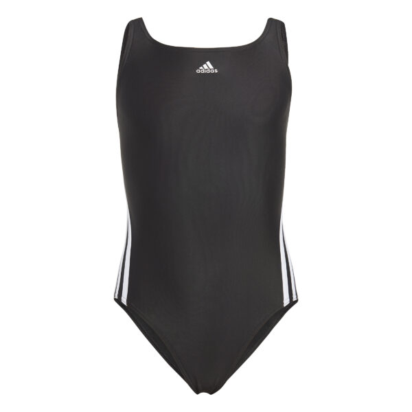 ADIDAS 3S SWIMSUIT BLACK/WHITE – Bild 5