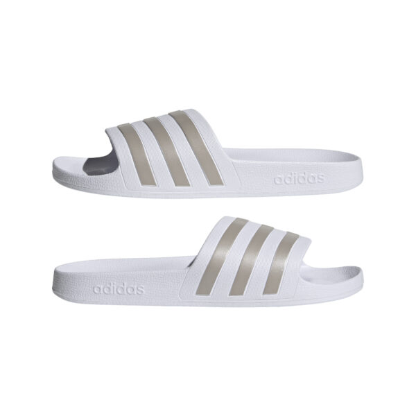 ADIDAS ADILETTE AQUA FTWWHT/PLAMET/FTWWHT – Bild 7