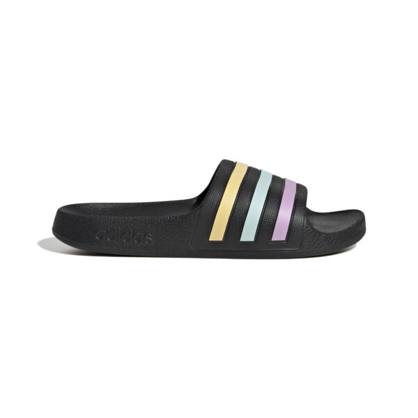 ADIDAS ADILETTE AQUA K CBLACK/ORGTIN/HALMIN