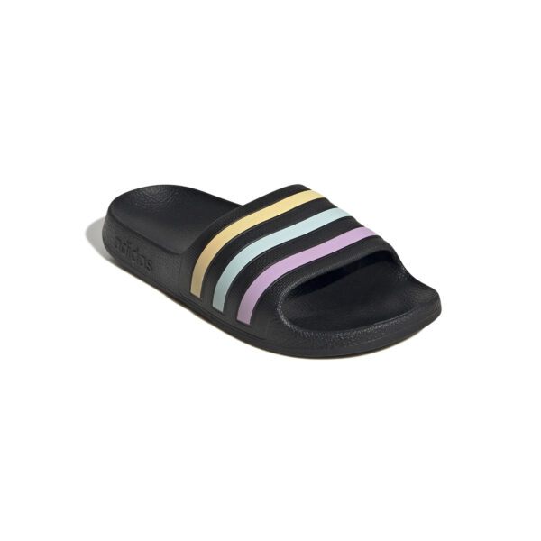 ADIDAS ADILETTE AQUA K CBLACK/ORGTIN/HALMIN – Bild 6