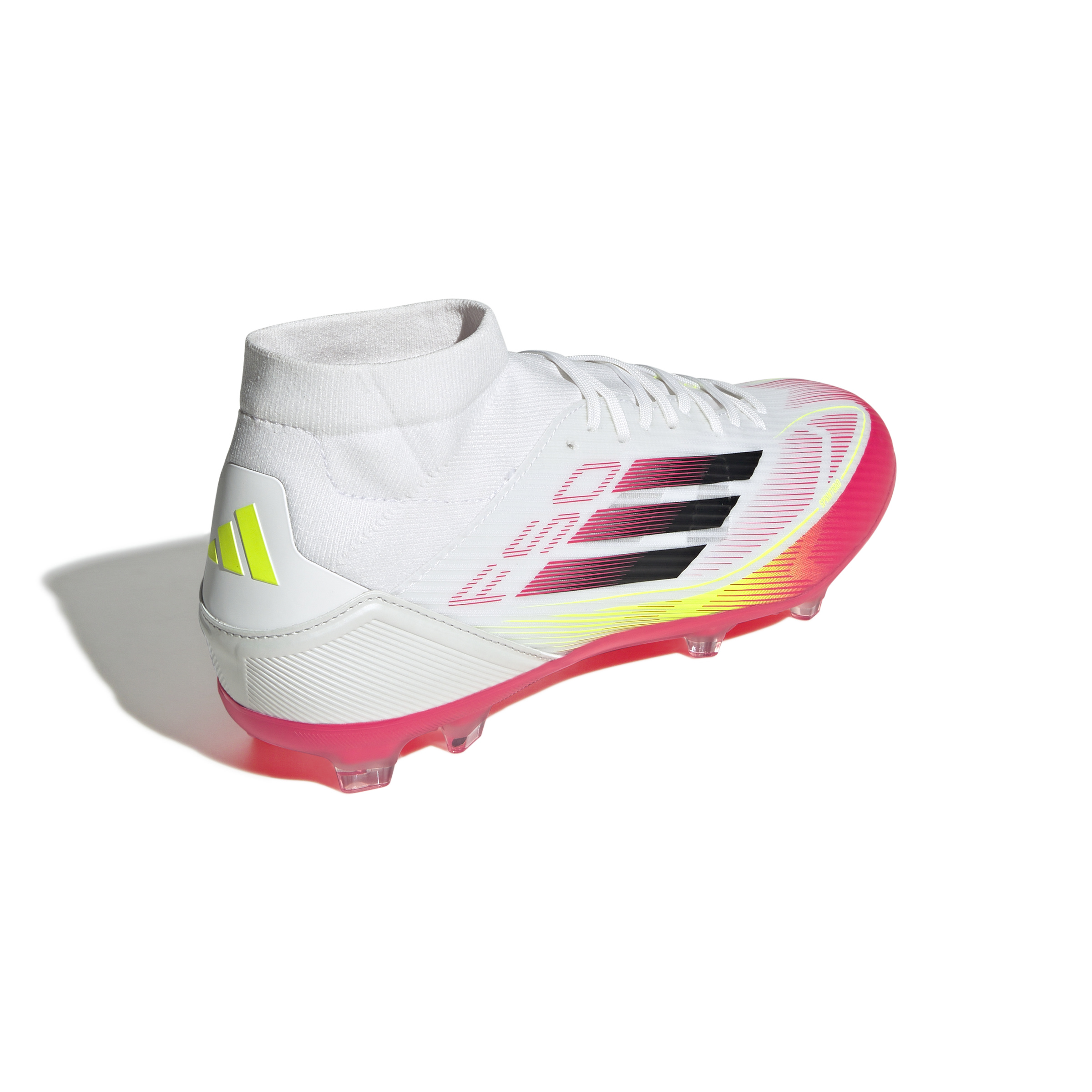 ADIDAS F50 LEAGUE FG/MG MID FTWWHT/CBLACK/SYELLO – Bild 6