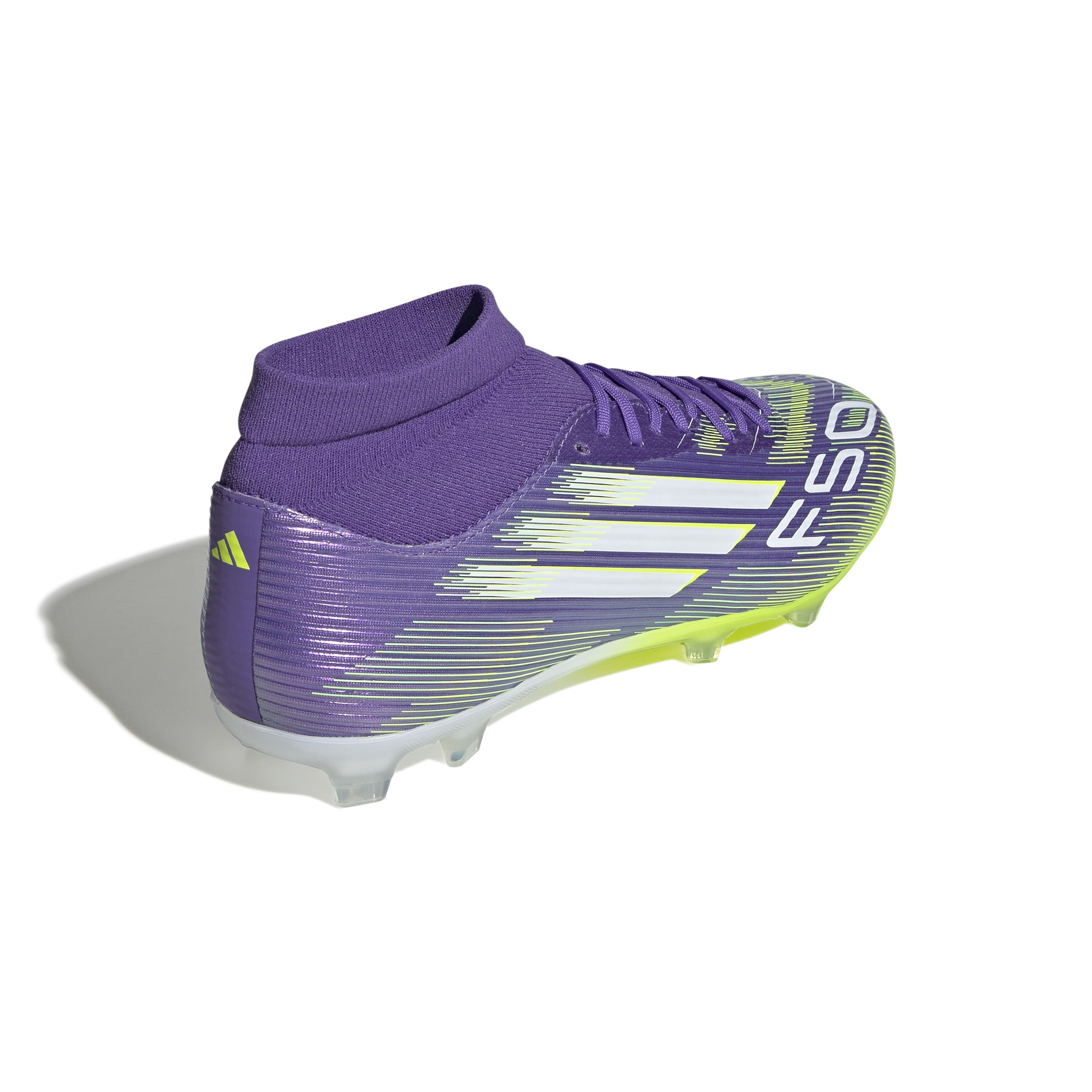 ADIDAS F50 LEAGUE MID FG/MG PURRUS/FTWWHT/LUCLEM – Bild 6