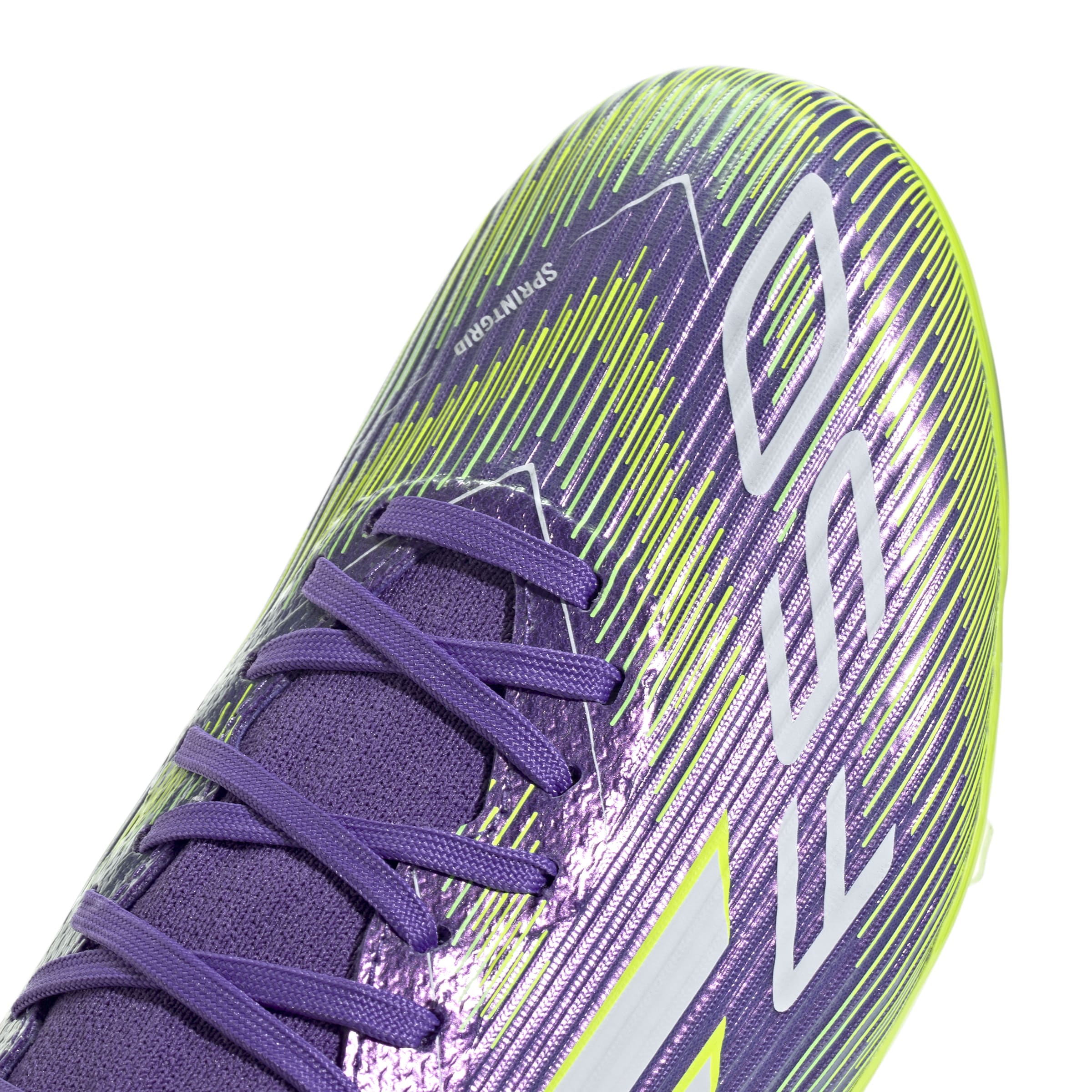 ADIDAS F50 LEAGUE MID FG/MG PURRUS/FTWWHT/LUCLEM – Bild 7