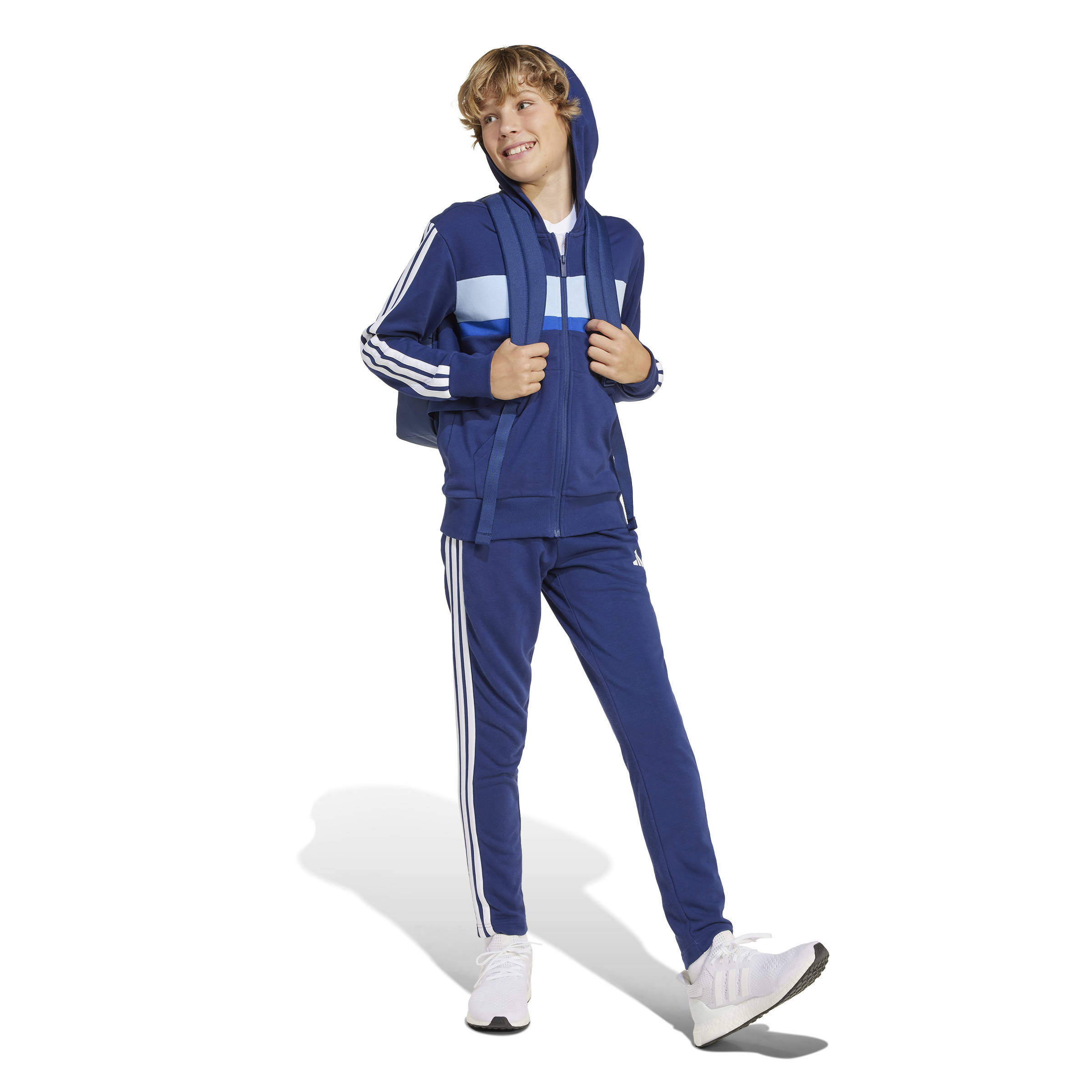 ADIDAS J 3S TIB FT TS DKBLUE/WHITE/GLOBLU – Bild 6