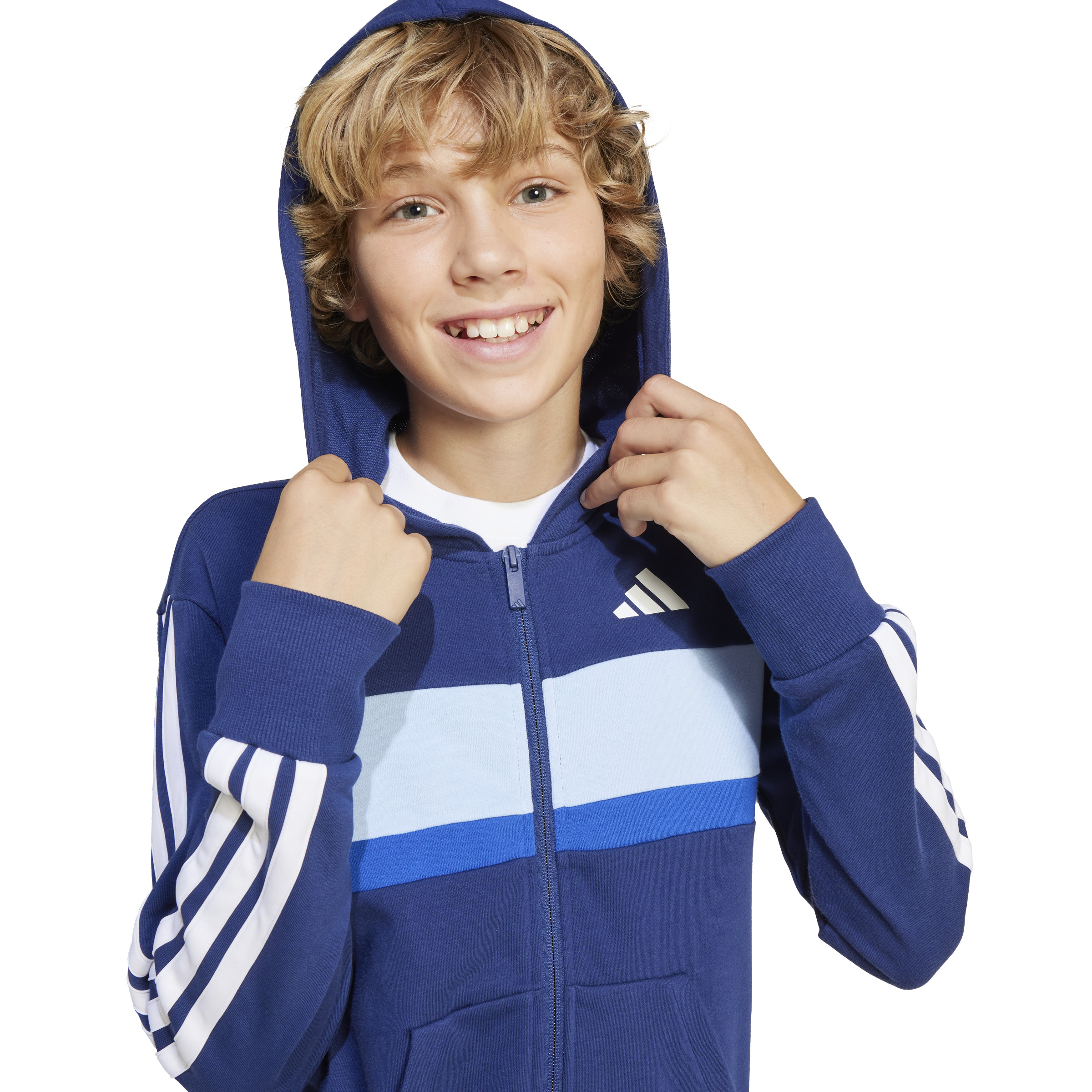 ADIDAS J 3S TIB FT TS DKBLUE/WHITE/GLOBLU – Bild 7