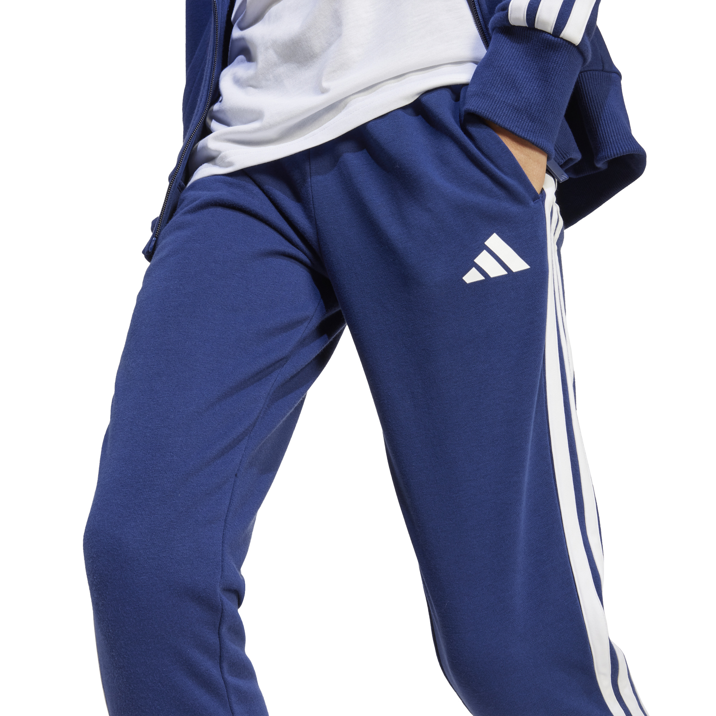 ADIDAS J 3S TIB FT TS DKBLUE/WHITE/GLOBLU – Bild 8