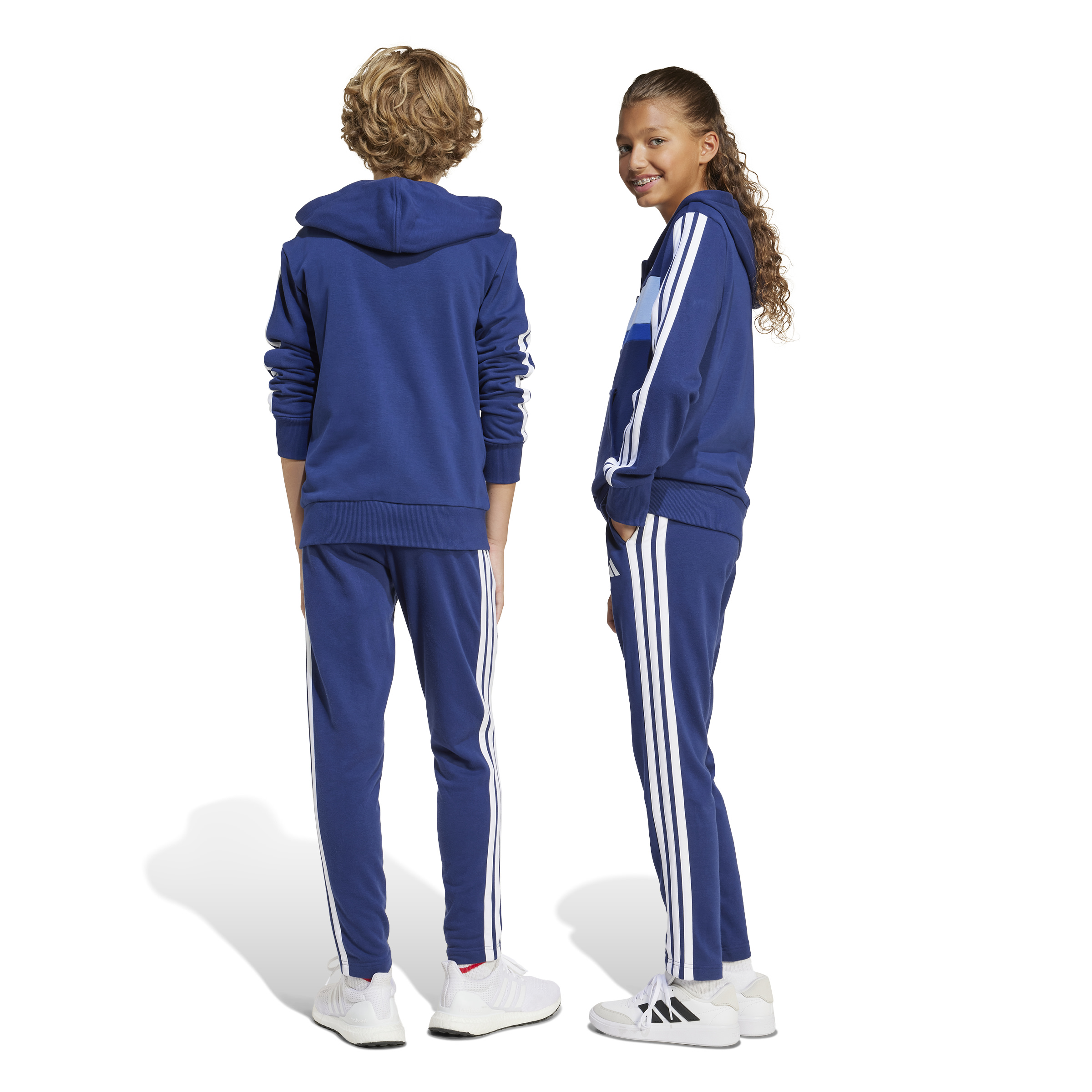 ADIDAS J 3S TIB FT TS DKBLUE/WHITE/GLOBLU – Bild 9