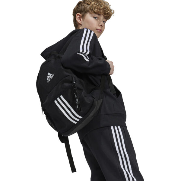 ADIDAS J HOT FL HOODIE BLACK/WHITE – Bild 2