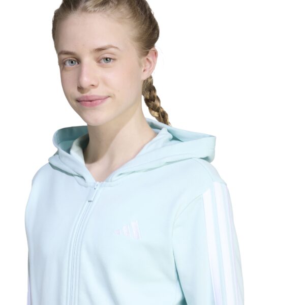 ADIDAS JG 3S FT FZ CRO HALMIN/WHITE – Bild 6