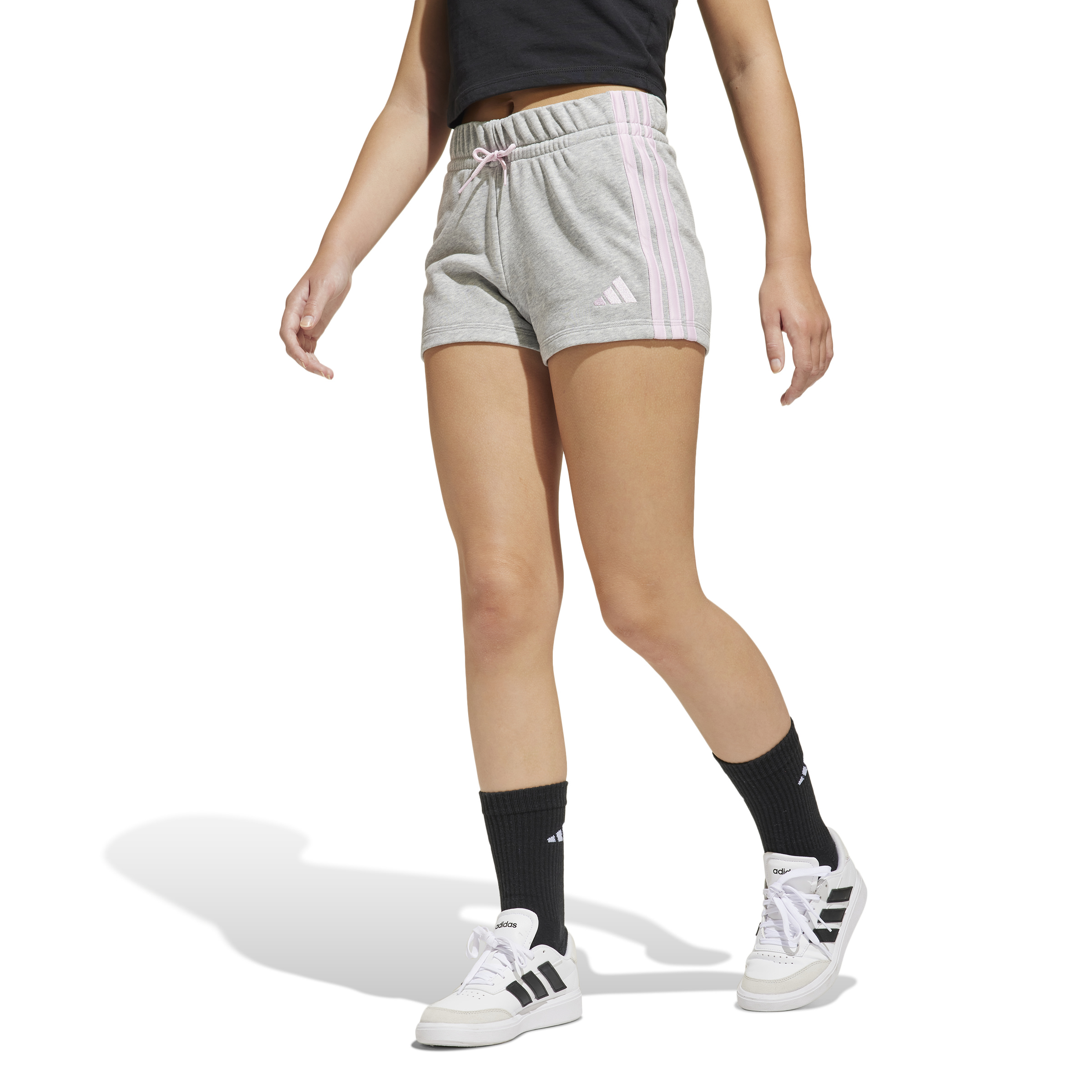 ADIDAS JG 3S FT SH 280 MGREYH/CLPINK – Bild 3