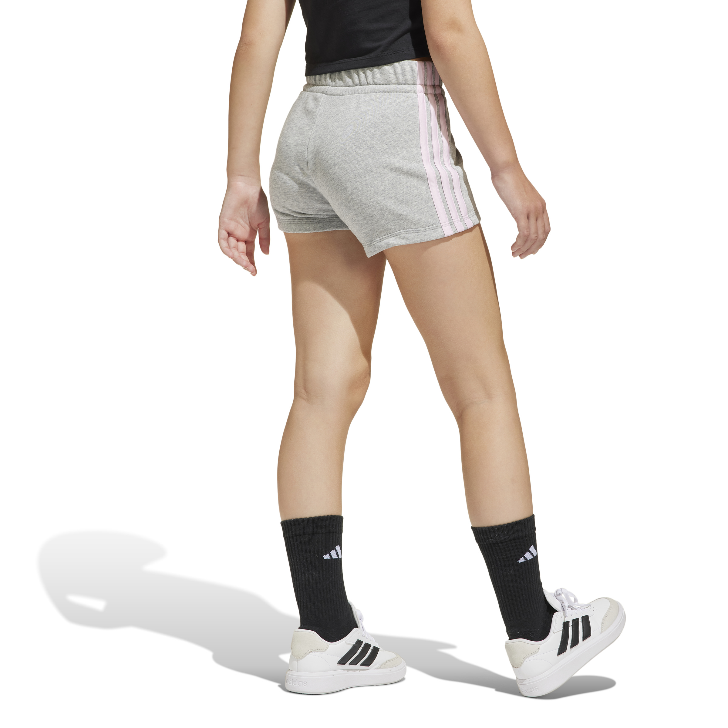 ADIDAS JG 3S FT SH 280 MGREYH/CLPINK – Bild 4