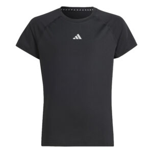 ADIDAS JG TEE BLACK/REFSIL