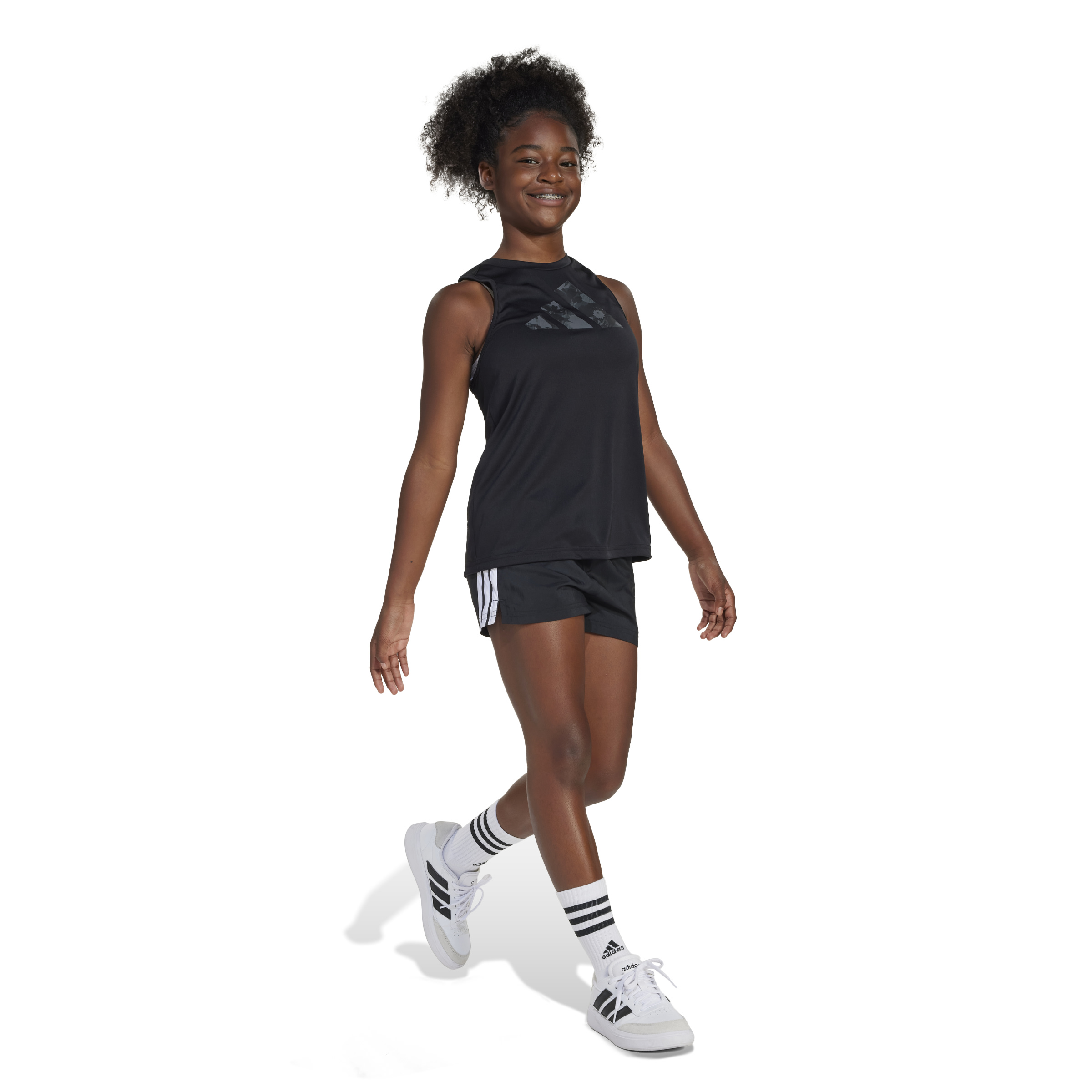 ADIDAS JG TR-ES 3S SHO BLACK/WHITE – Bild 4