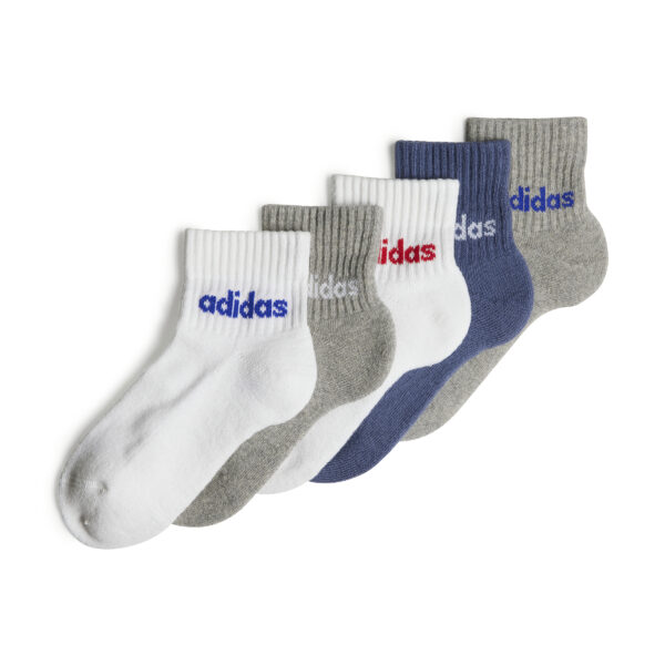 ADIDAS KIDS LIN ANK 5P WHITE/MGREYH/PRLOIN