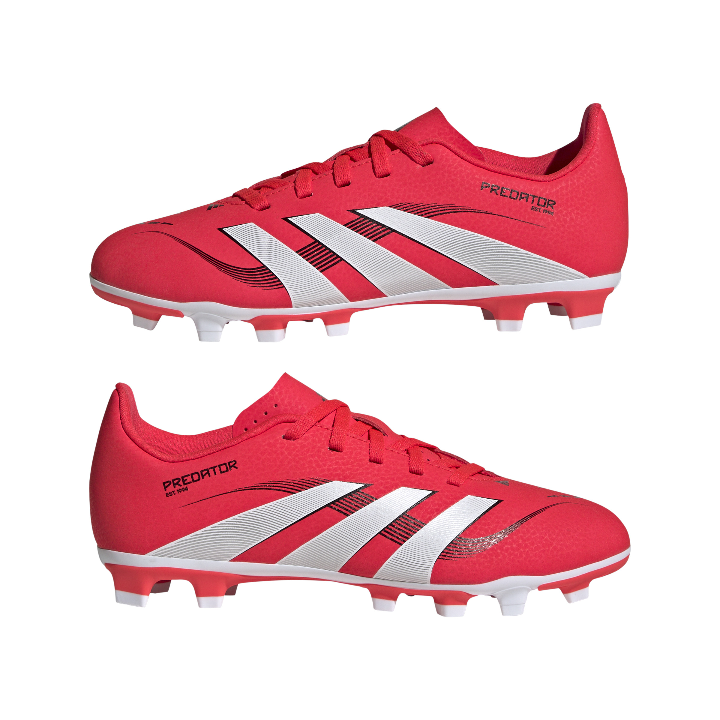 ADIDAS PREDATOR CLUB FG/MG J LUCRED/FTWWHT/CBLACK – Bild 8