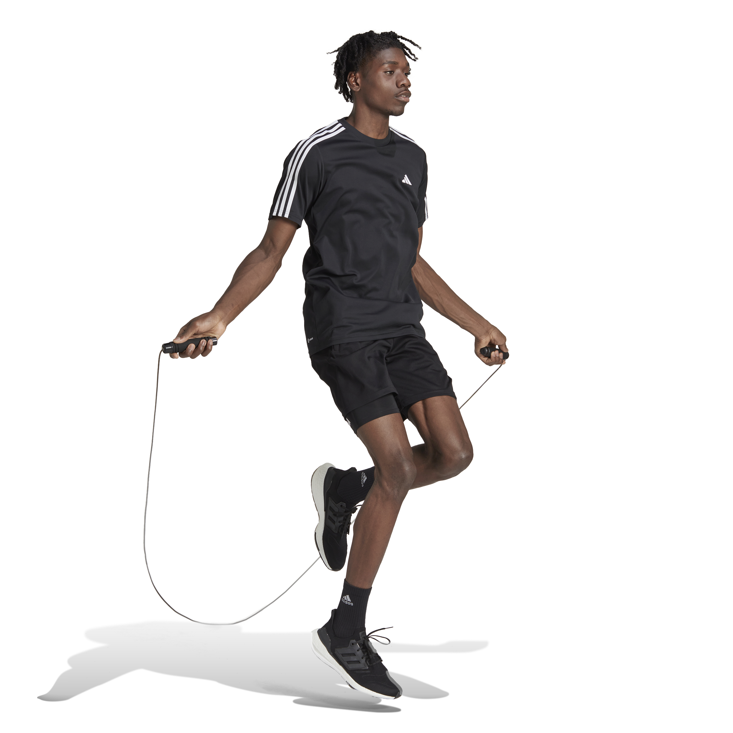 ADIDAS TR-ES BASE 3S T BLACK/WHITE – Bild 4