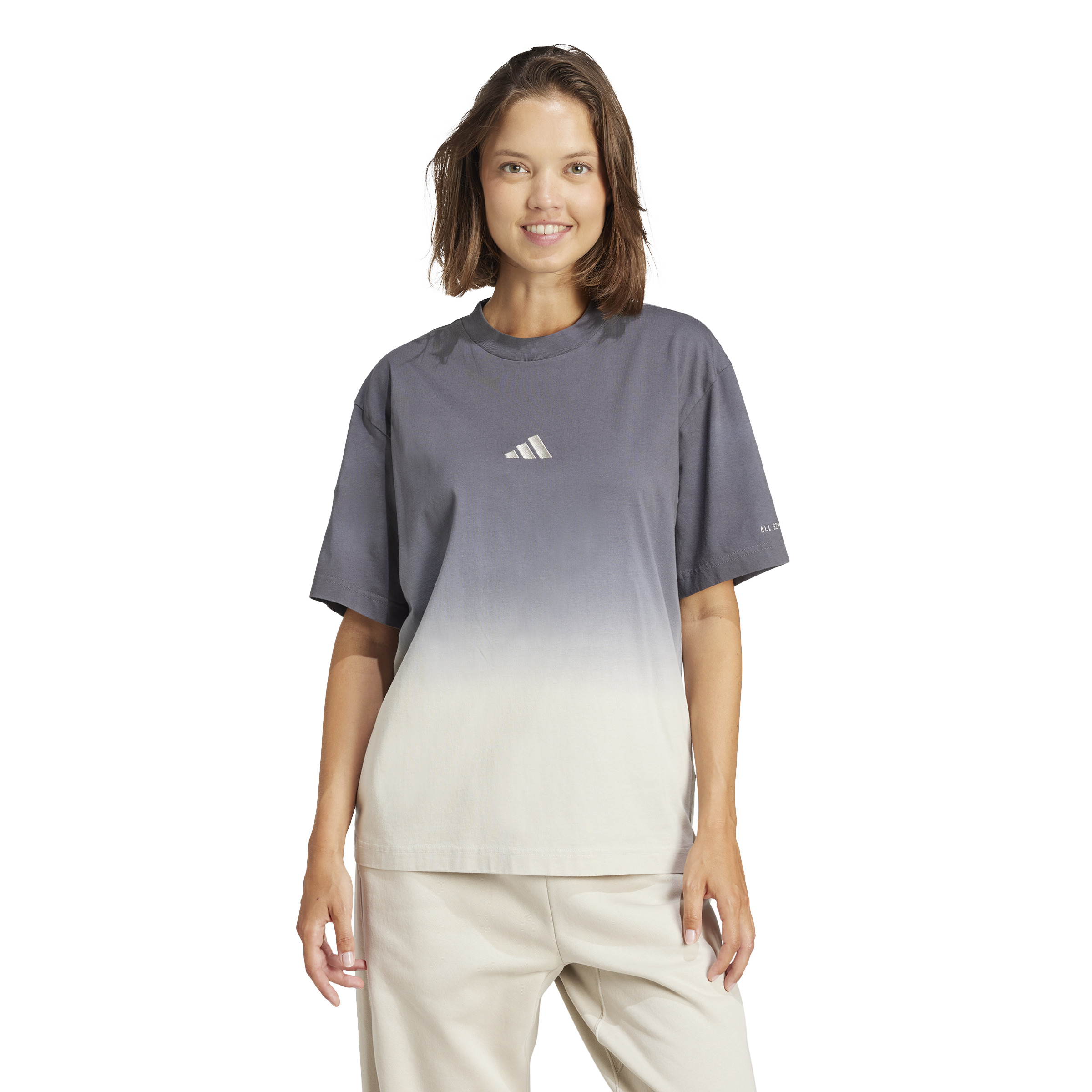 ADIDAS W ALL SZN A TEE WONALU/GRESTR – Bild 2