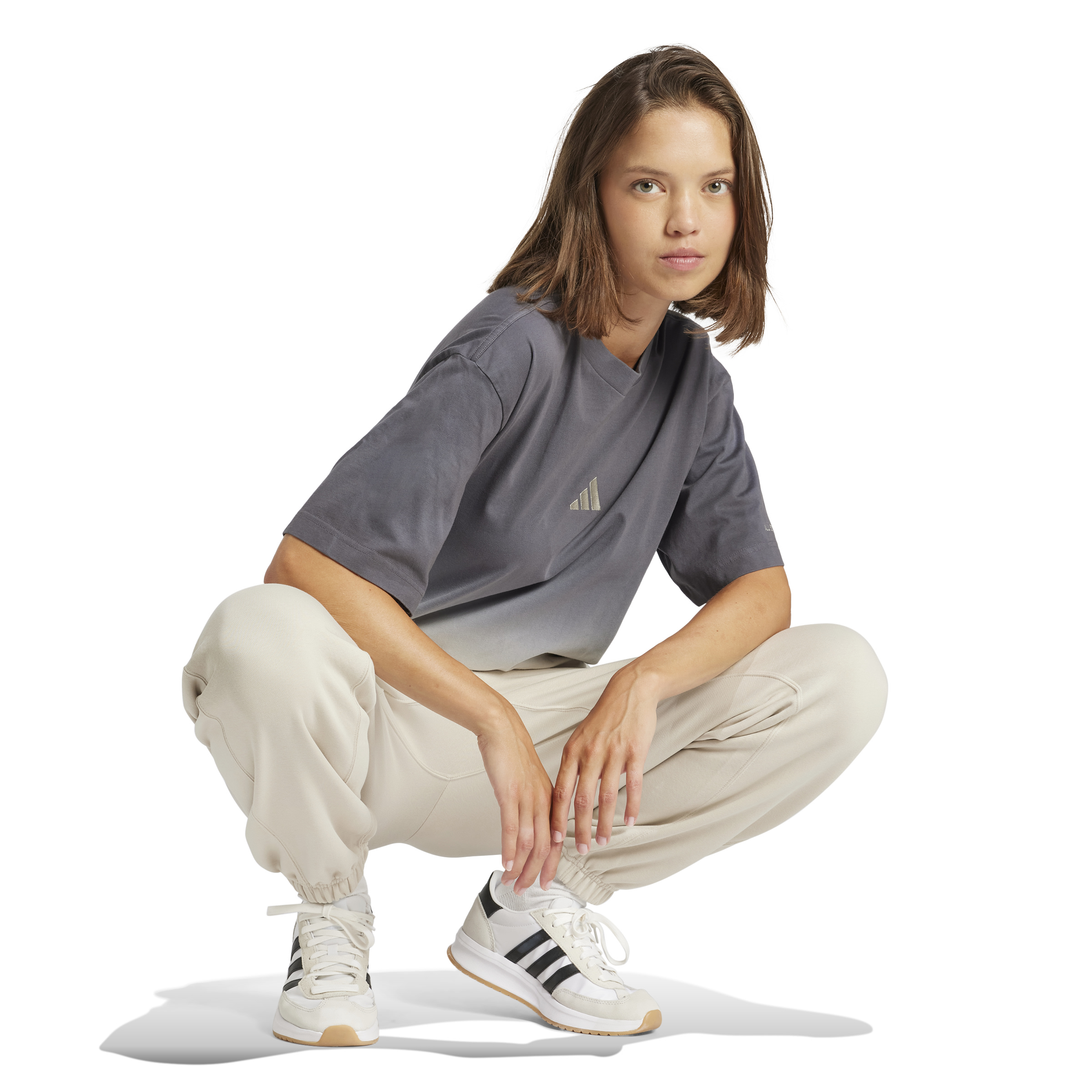 ADIDAS W ALL SZN A TEE WONALU/GRESTR – Bild 4