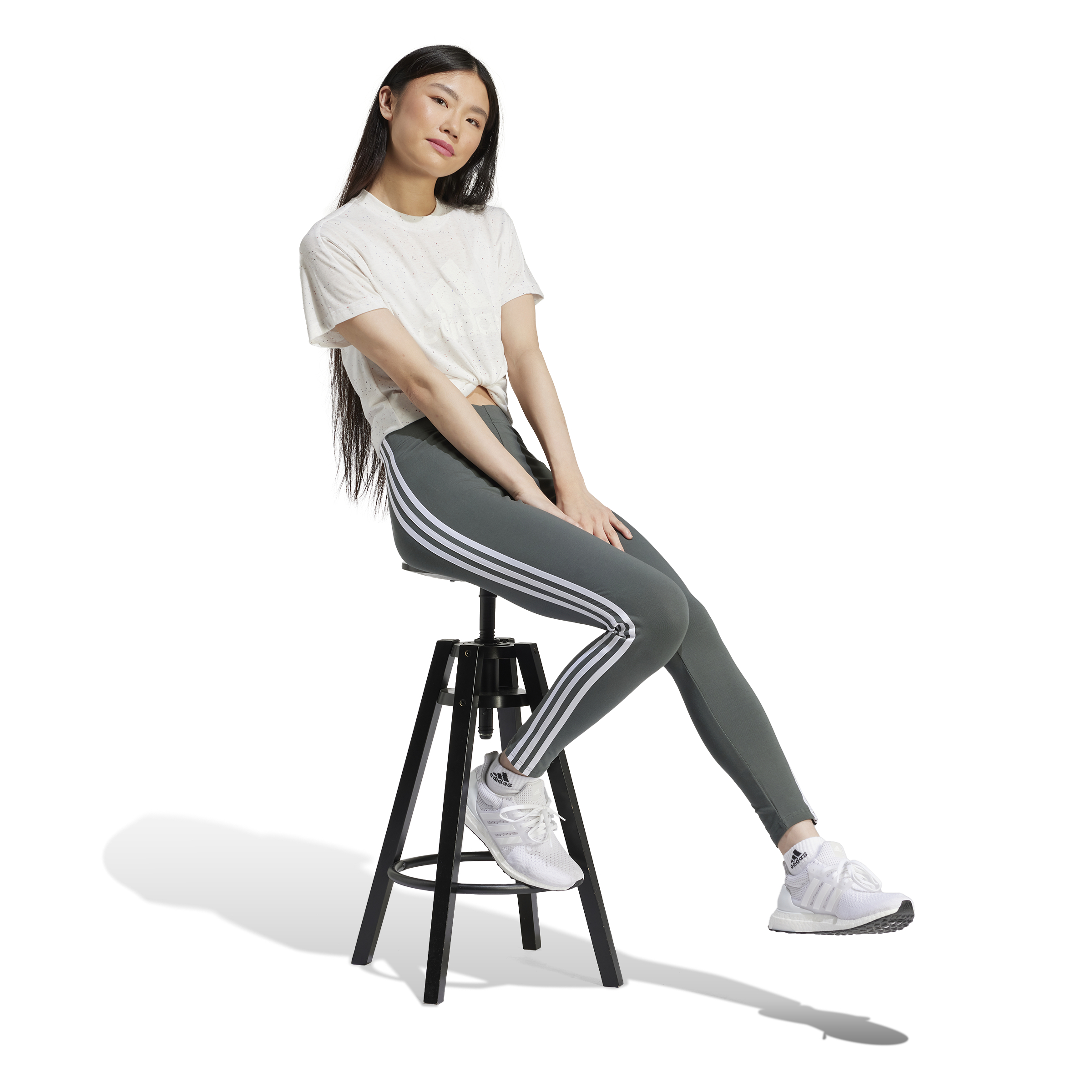 ADIDAS W WINRS 3.0 TEE WHTMEL/WHITE – Bild 5