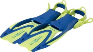 AQUA LUNG SPORT ZINGER JR BRIGHT GREEN LIGHT BLUE