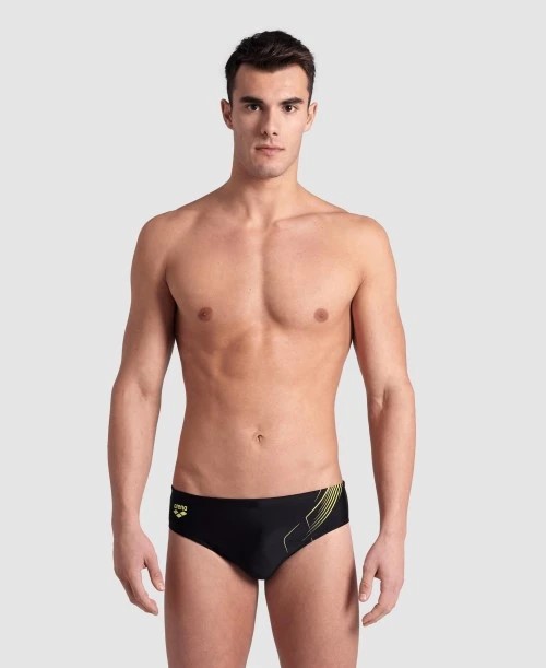 ARENA MEN'S ARENA DIVE SWIM BRIEF BLACK-WHITE