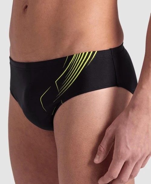 ARENA MEN'S ARENA DIVE SWIM BRIEF BLACK-WHITE – Bild 3