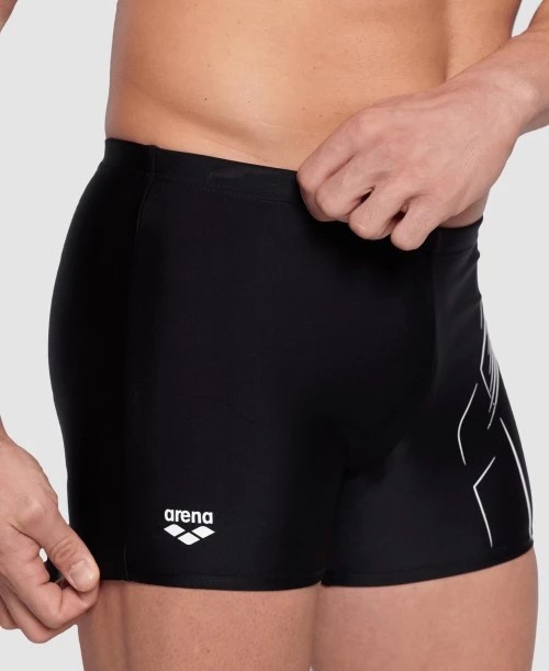 ARENA MEN'S ARENA DIVE SWIM SHORT BLACK-WHITE – Bild 3