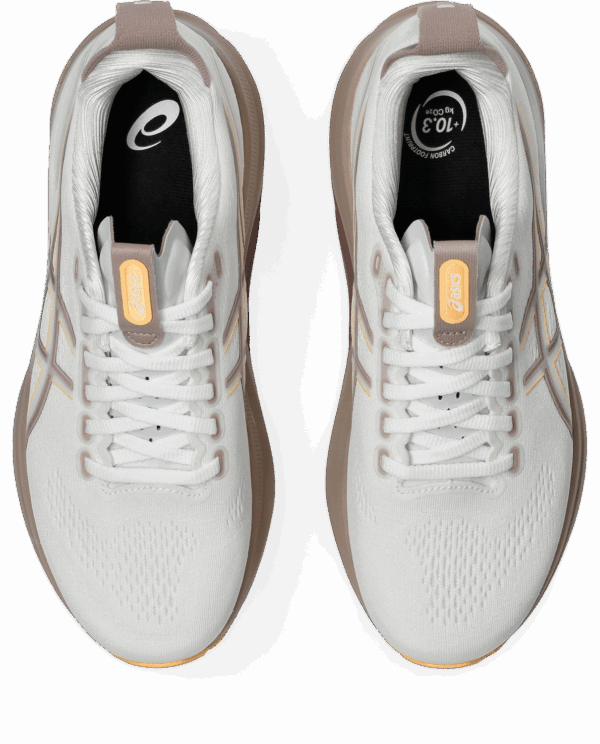 Asics GEL-KAYANO 32 WHITE/ORANGE GLOW – Bild 4