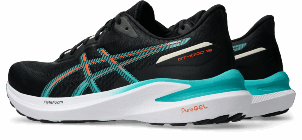 Asics GT-1000 13 BLACK/WAVE TEAL – Bild 6