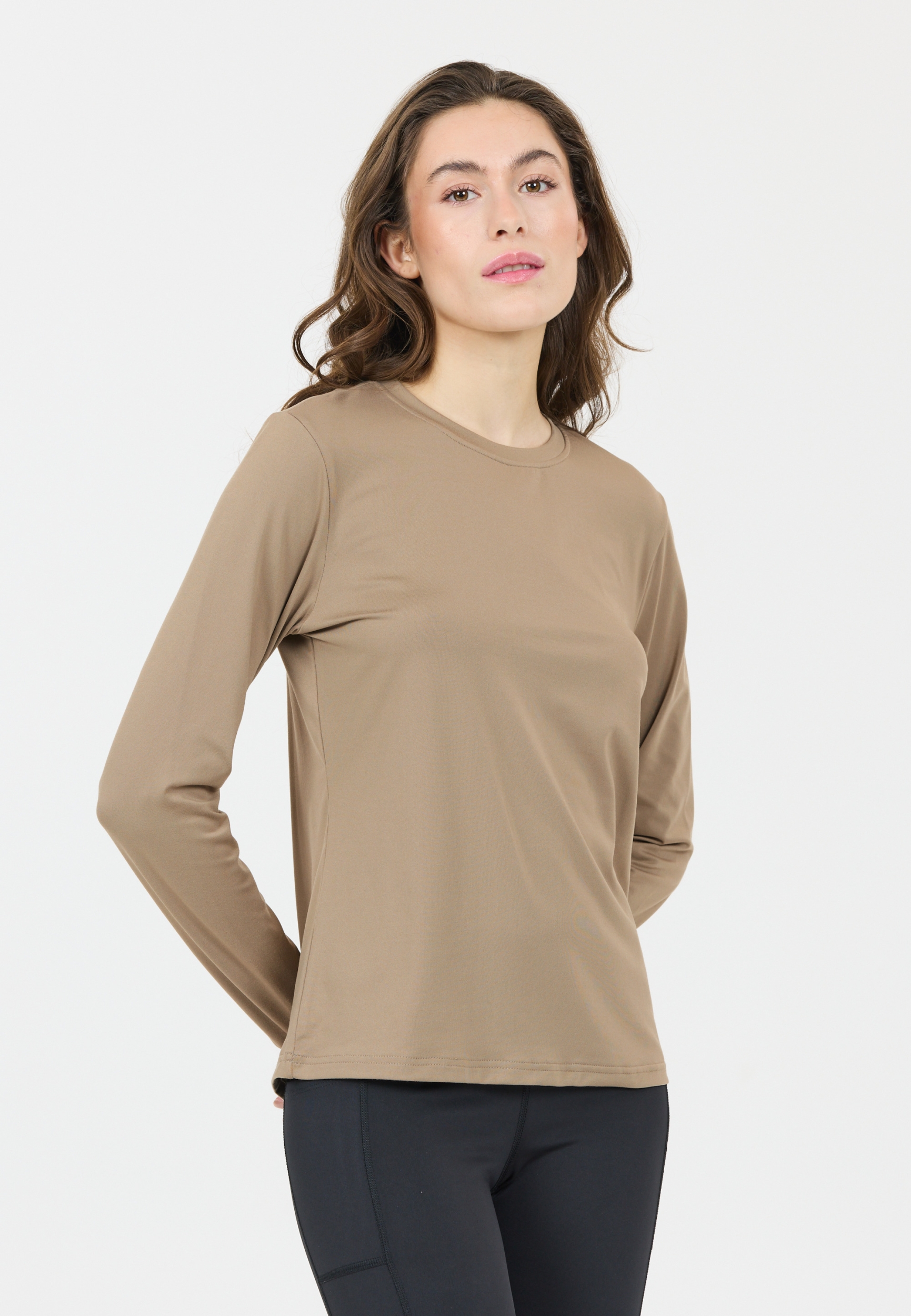 ATHLECIA Almi W L/S Tee ROASTED CASHEW – Bild 8