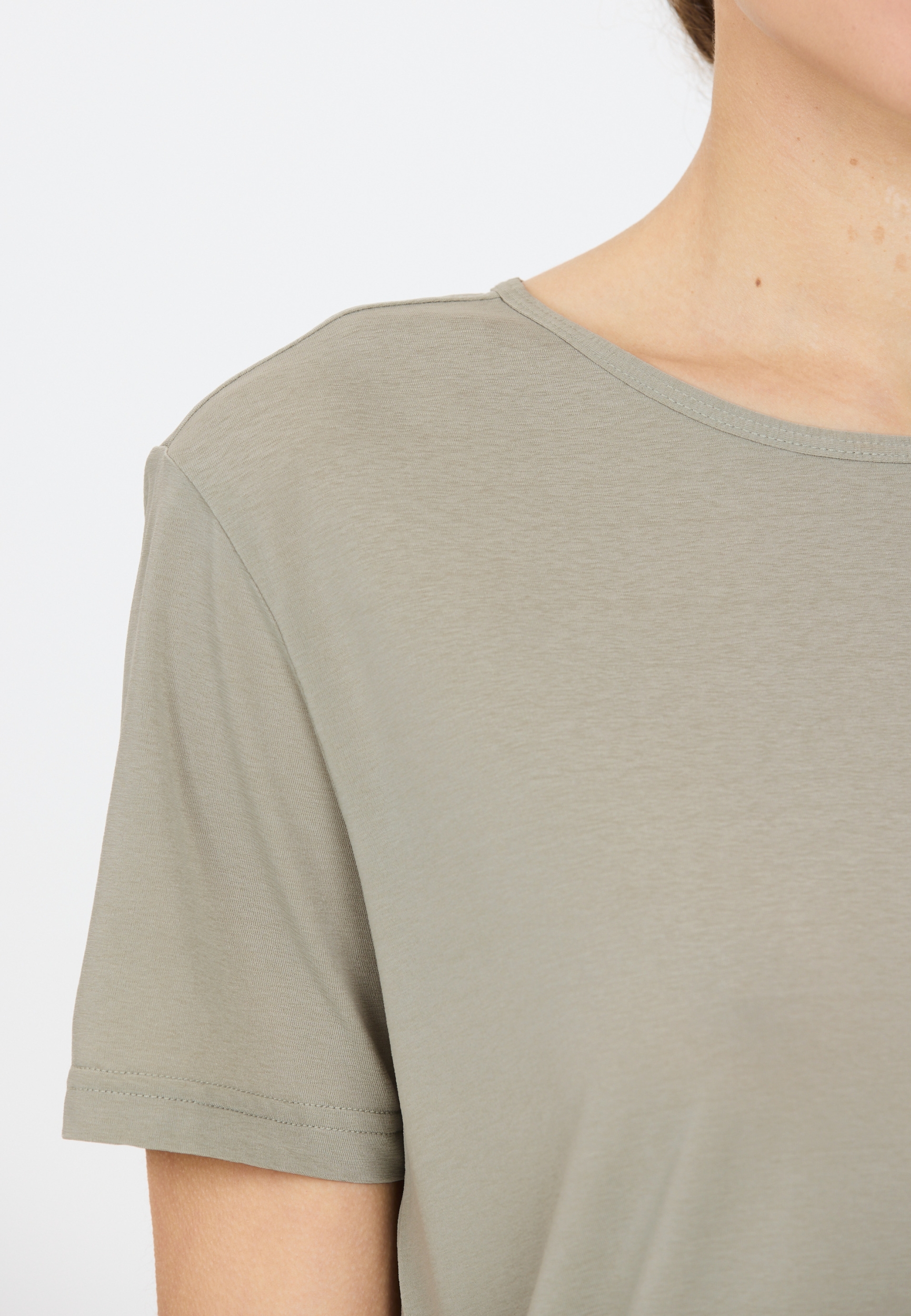 ATHLECIA Lizzy W Slub S/S Tee FOREST FOG – Bild 4