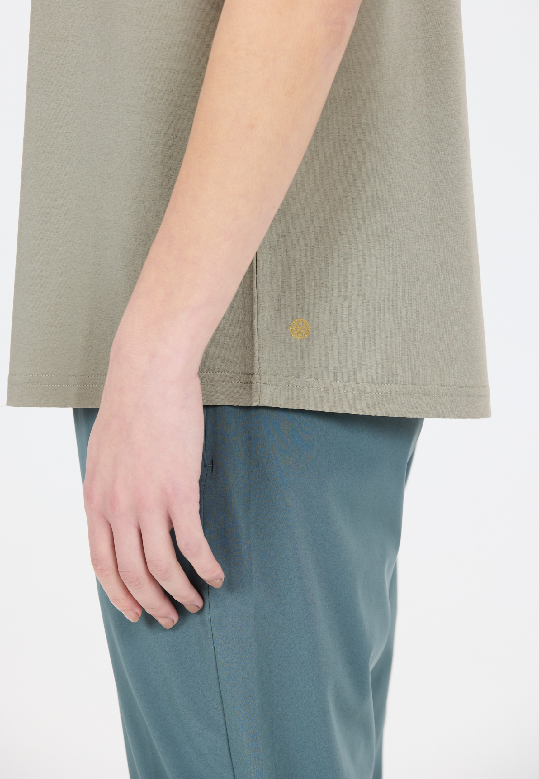 ATHLECIA Lizzy W Slub S/S Tee FOREST FOG – Bild 5