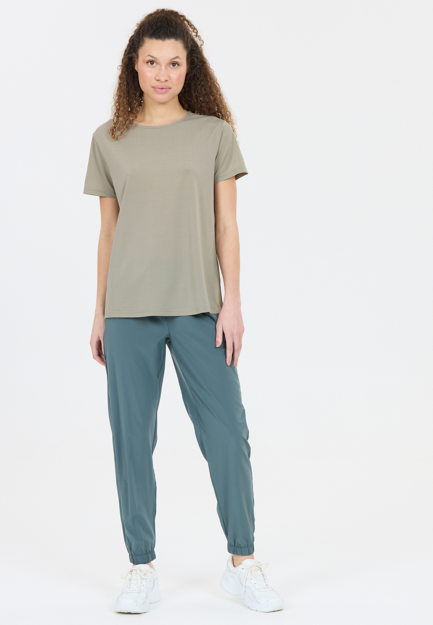 ATHLECIA Lizzy W Slub S/S Tee FOREST FOG – Bild 6