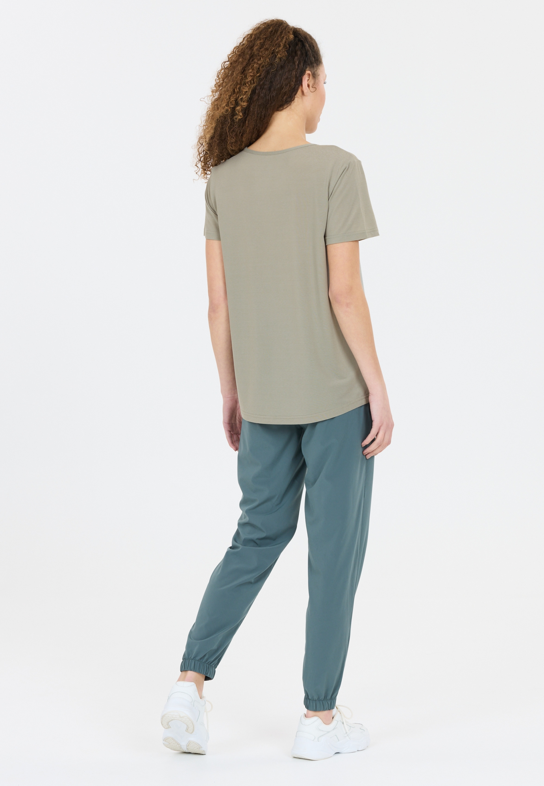 ATHLECIA Lizzy W Slub S/S Tee FOREST FOG – Bild 7