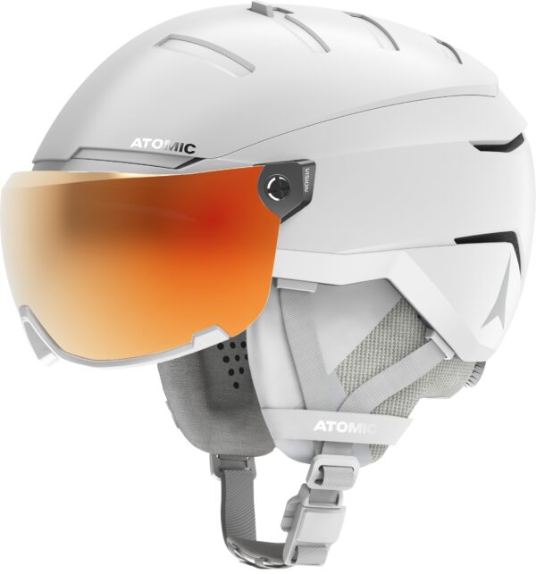 ATOMIC SAVOR GT AMID VISOR HD White WHITE HEATHER/