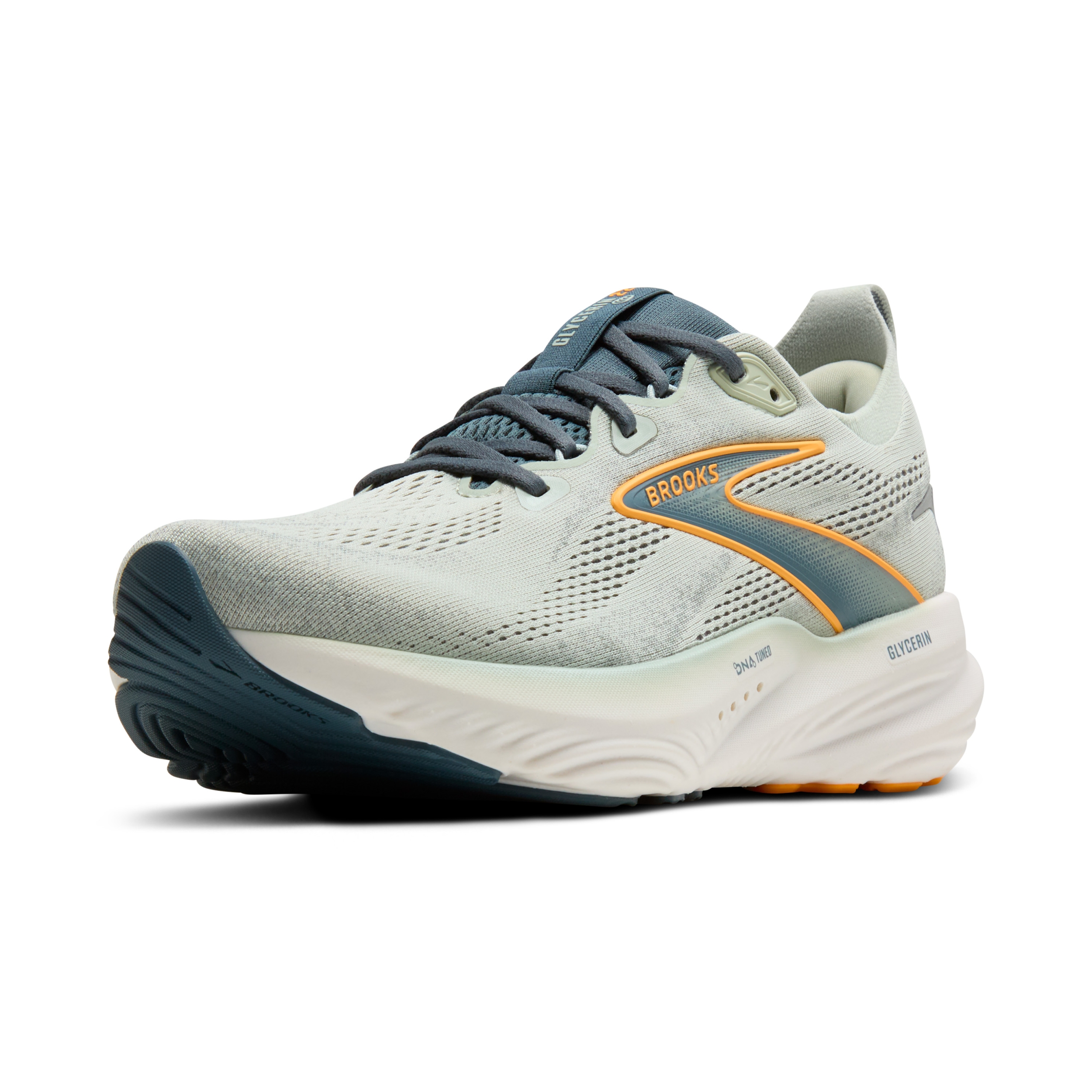 BROOKS Glycerin 22 SMOKE/STORMY/ORANGE – Bild 9
