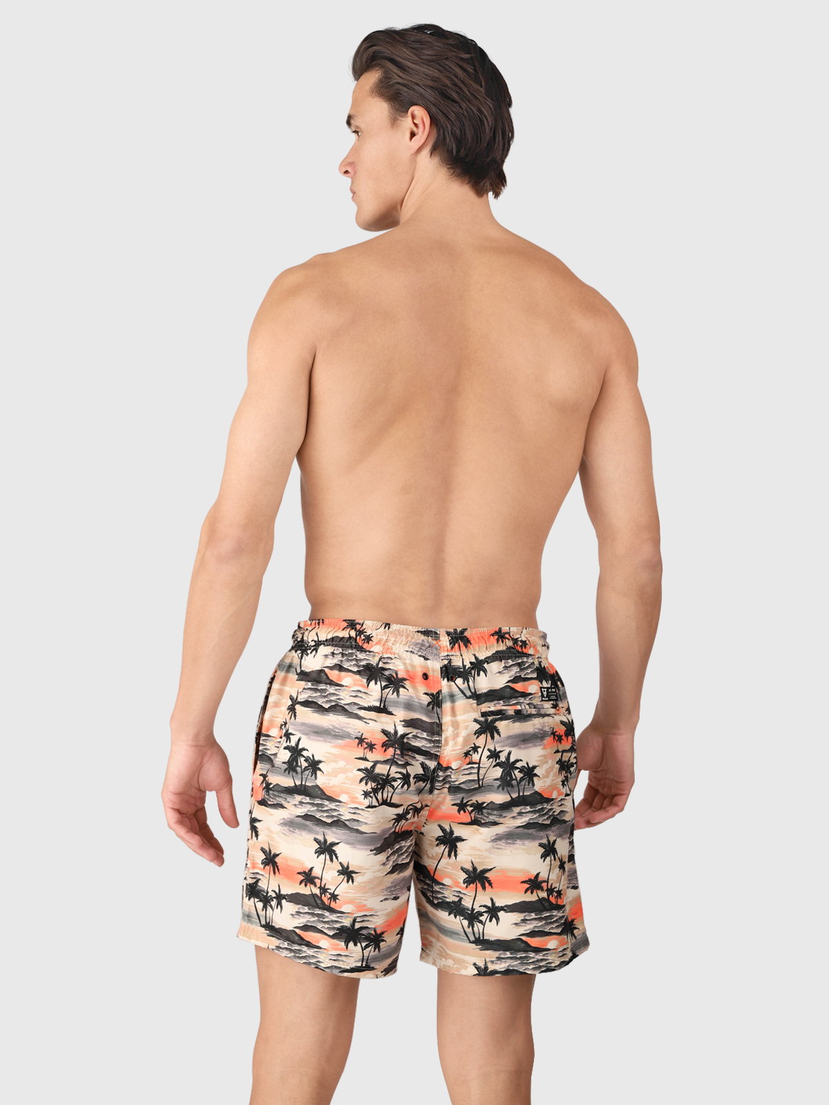 BRUNOTTI Cester-AO Men Swim Shorts SUNSET PALM GINGER – Bild 2