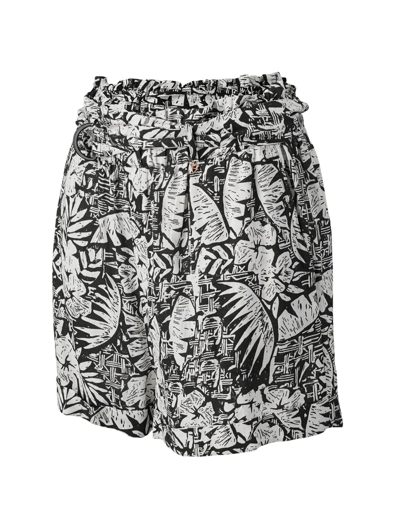 BRUNOTTI Doria-Hawai Women Shorts VINTAGE HAWAI BLACK – Bild 3