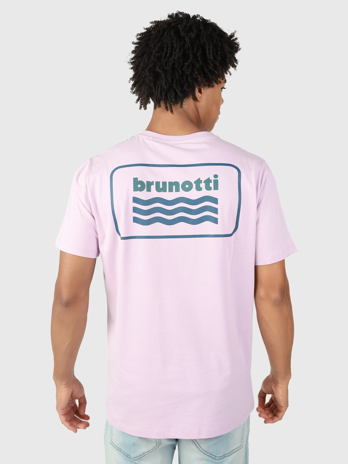 BRUNOTTI Logo-Wave Men T-shirt ORCHID – Bild 5