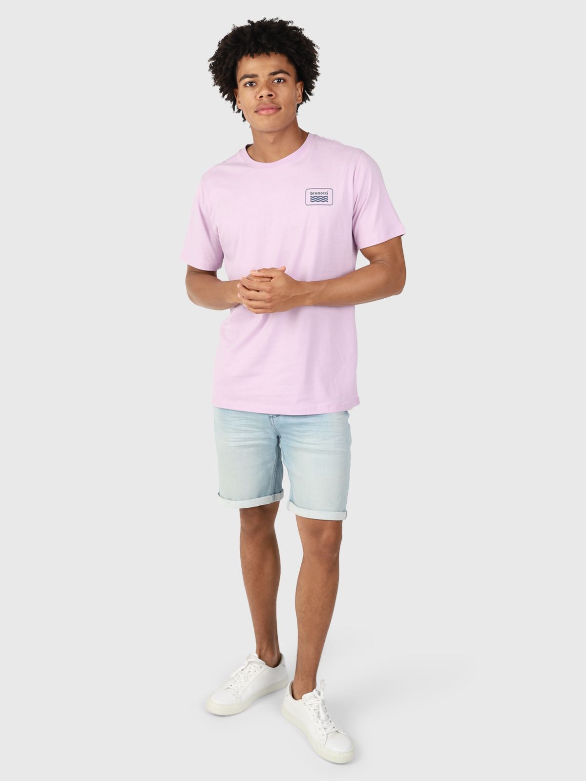 BRUNOTTI Logo-Wave Men T-shirt ORCHID – Bild 8