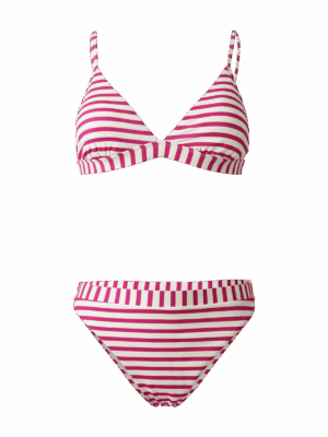 BRUNOTTI Luna-YD Women Bikini RIB STRIPE PINK