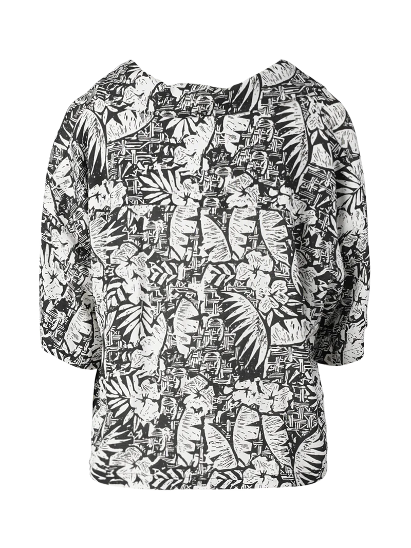 BRUNOTTI Rilee-Hawai Women Shirt VINTAGE HAWAI BLACK