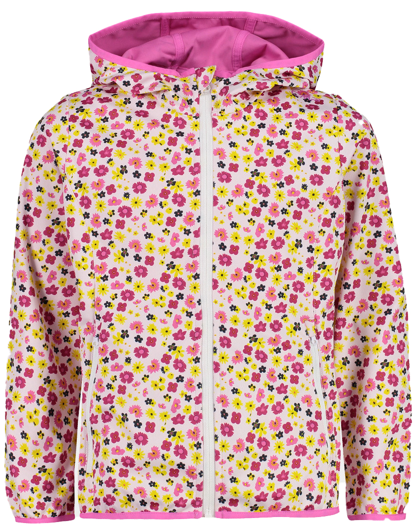 CMP KID G JACKET FIX HOOD MALVA-GERANEO-LEMON