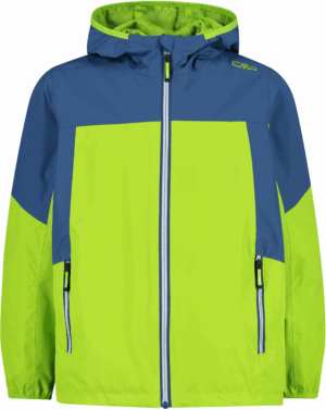CMP KID JACKET FIX HOOD LIMEGREEN